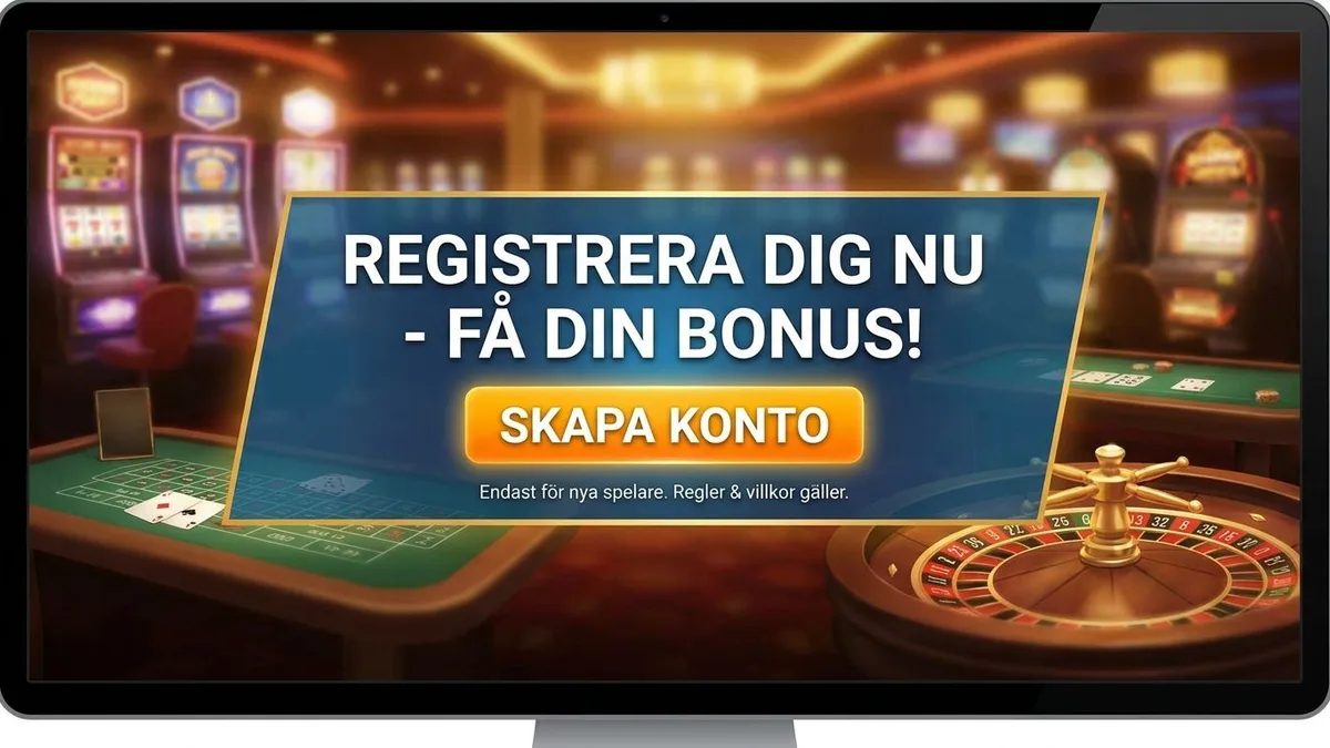 Registrera dig med bonus